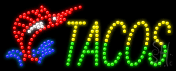 Tacos Animated LED Sign