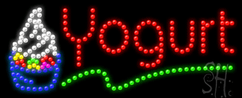 Yogurt Animated LED Sign