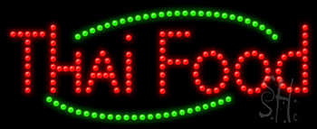 Thai Food Animated LED Sign