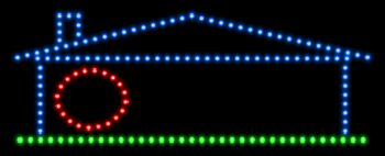 Real Estate Open Animated LED Sign
