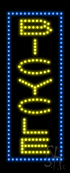 Bicycle Animated LED Sign