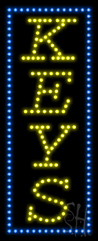 Keys Animated LED Sign