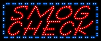 Smog Check Animated LED Sign