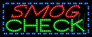 Smog Check Animated LED Sign