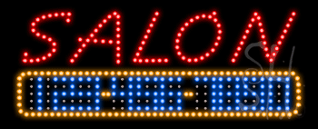 Salon Animated LED Sign