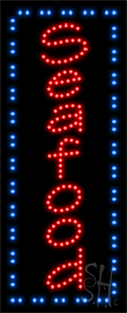 Seafood Animated LED Sign