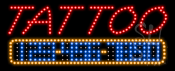 Tattoo Animated LED Sign