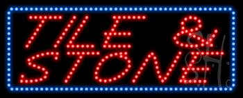 Tile and Stone Animated LED Sign