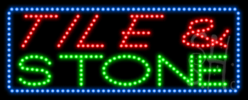 Tile and Stone Animated LED Sign