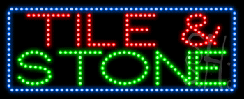 Tile and Stone Animated LED Sign