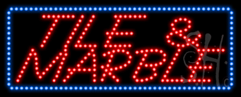 Tile and Marble Animated LED Sign