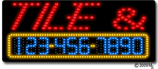 Tile and Marble Animated LED Sign