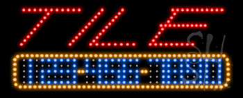 Tile Animated LED Sign
