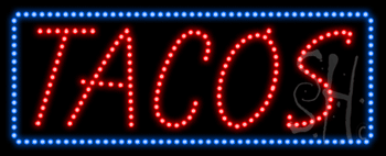 Tacos Animated LED Sign