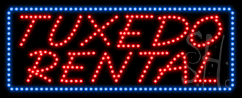 Tuxedo Rental Animated LED Sign