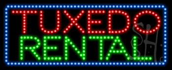 Tuxedo Rental Animated LED Sign
