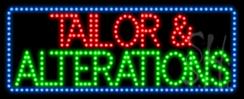 Tailor and Alterations Animated LED Sign