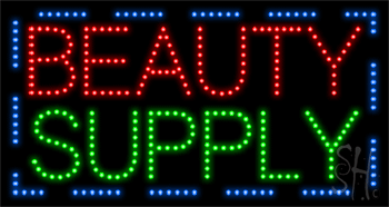 Beauty Supply Animated LED Sign