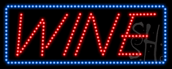 Wine Animated LED Sign