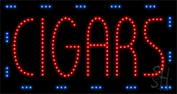 Cigars Animated LED Sign