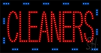 Cleaners Animated LED Sign