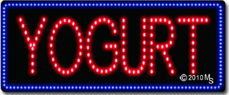 Yogurt Animated LED Sign