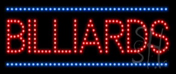 Billiards LED Sign