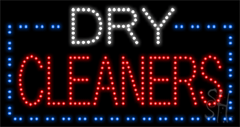 Dry Cleaners Animated LED Sign