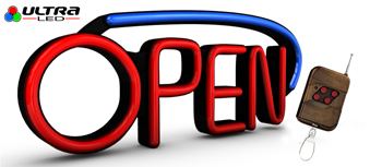 New Solid Open LED Sign
