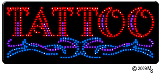 Tattoo Open Animated LED Sign