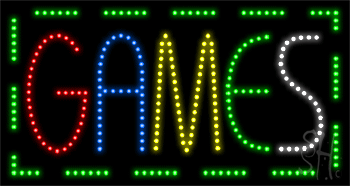 Games Animated LED Sign