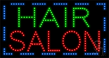 Hair Salon Animated LED Sign