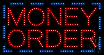 Money Order Animated LED Sign