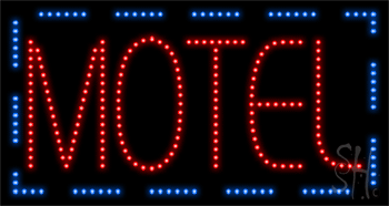 Motel Animated LED Sign