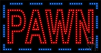 Pawn Animated LED Sign