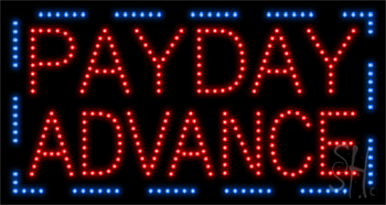 Payday Advance Animated LED Sign