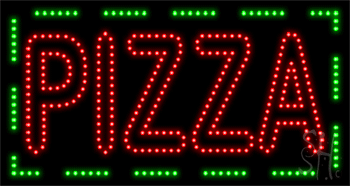 Pizza Animated LED Sign