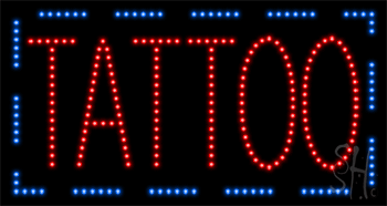 Tattoo Animated LED Sign