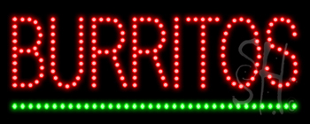 Burritos LED Sign