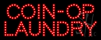 Coin-Op Laundry LED Sign