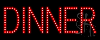 Dinner LED Sign