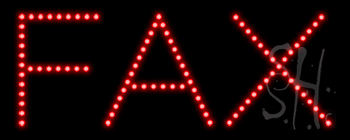 Fax LED Sign