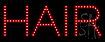 Hair LED Sign