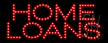 Home Loans LED Sign