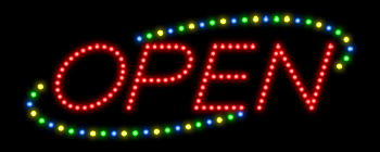 Open LED Sign