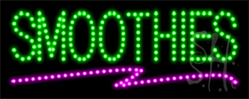 Smoothies LED Sign