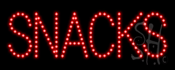 Snacks LED Sign