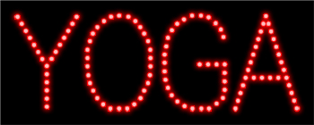 Yoga LED Sign