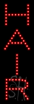 Hair LED Sign