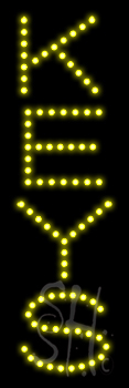 Keys LED Sign